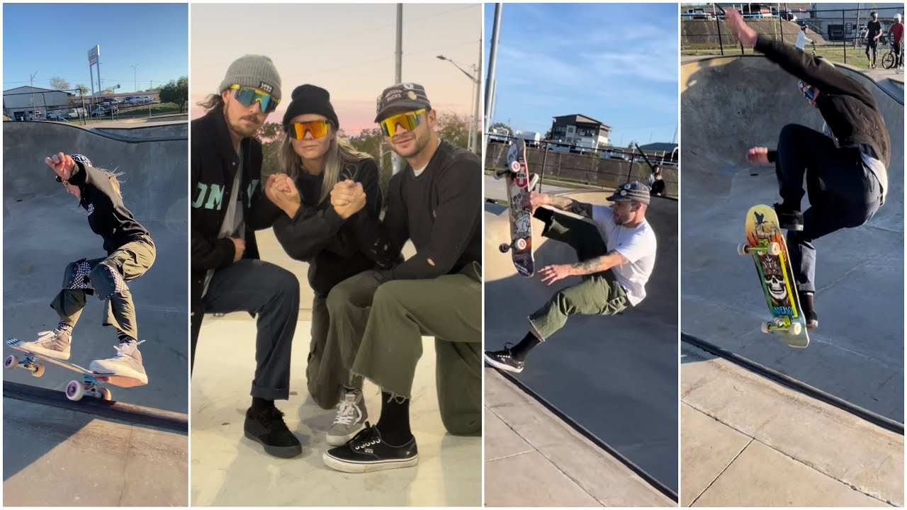 JAWS Skatepark with AJ Nelson! // New Braunfels, Texas