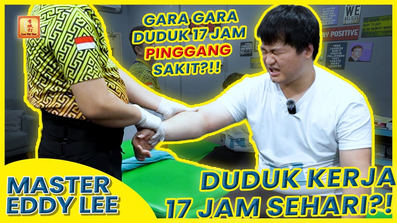 17 JAM DUDUK DIKURSI SEHARIAN SAMPE PINGGANG SAKIT?!!