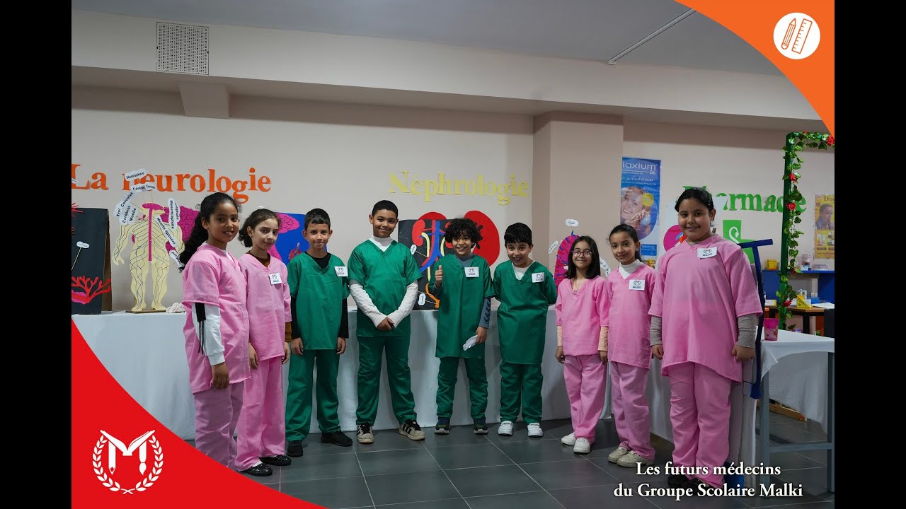 les futurs médecins du groupe scolaire MALKI