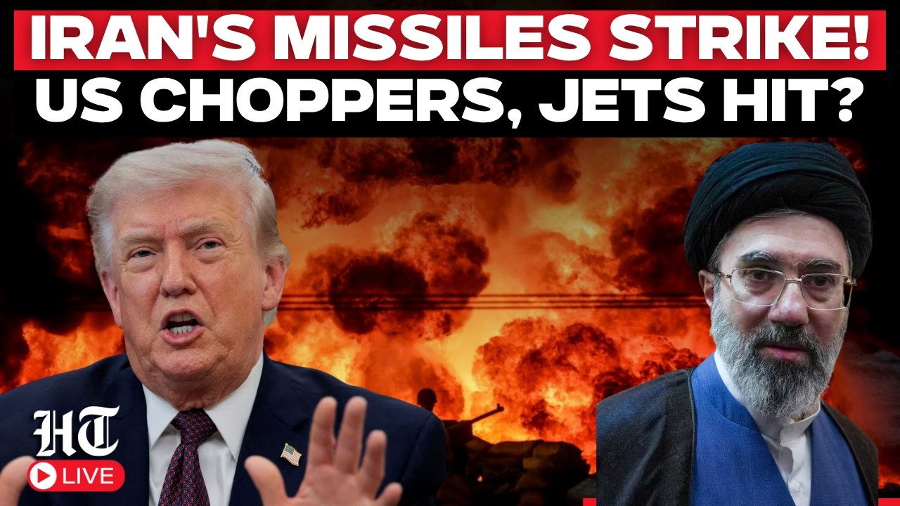 LIVE | Iran's Missiles Batter US Jets, Choppers at Gulf Base? | Satellite Images Expose Damage