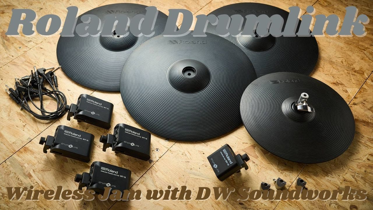 Roland Drumlink Jam using DH-10 and WT-10 with DW Soundworks