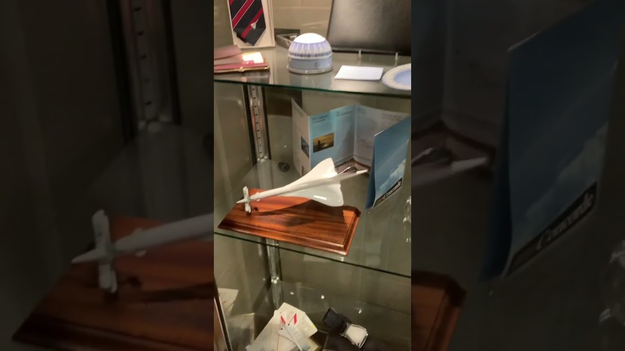 Concorde room memorabilia #britishairways #concorderoom