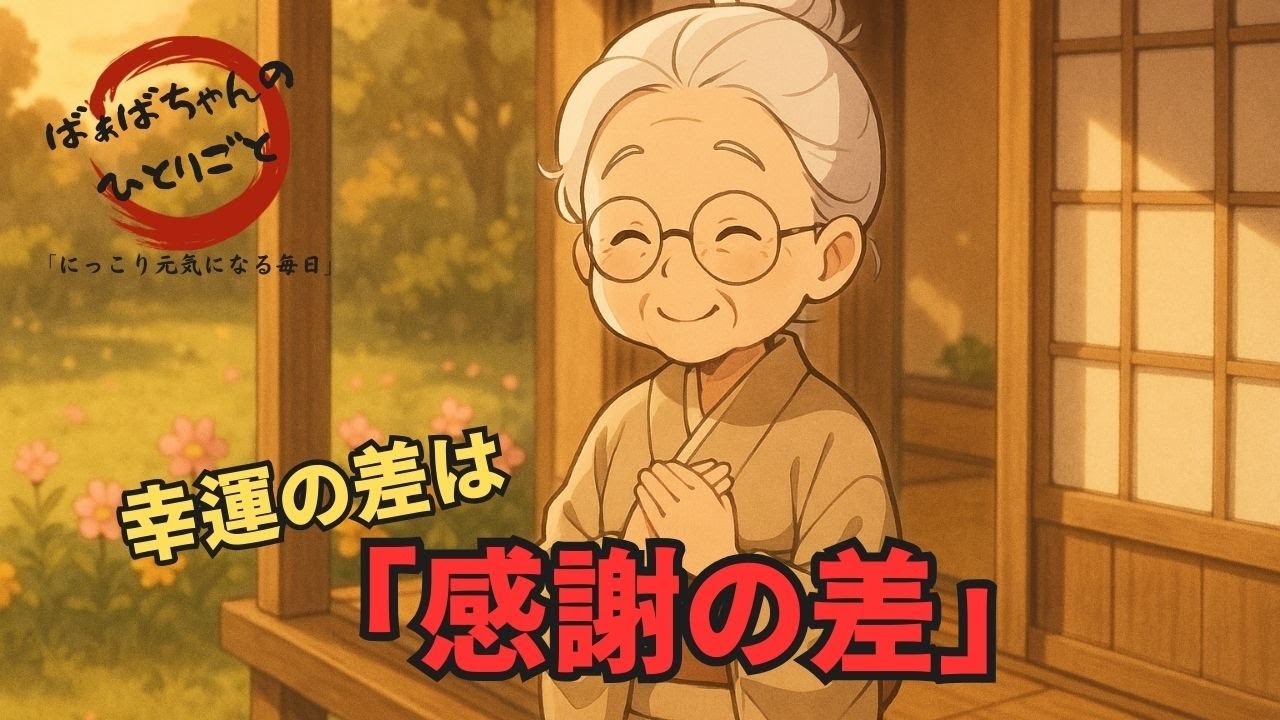 幸運の差は「感謝の差」