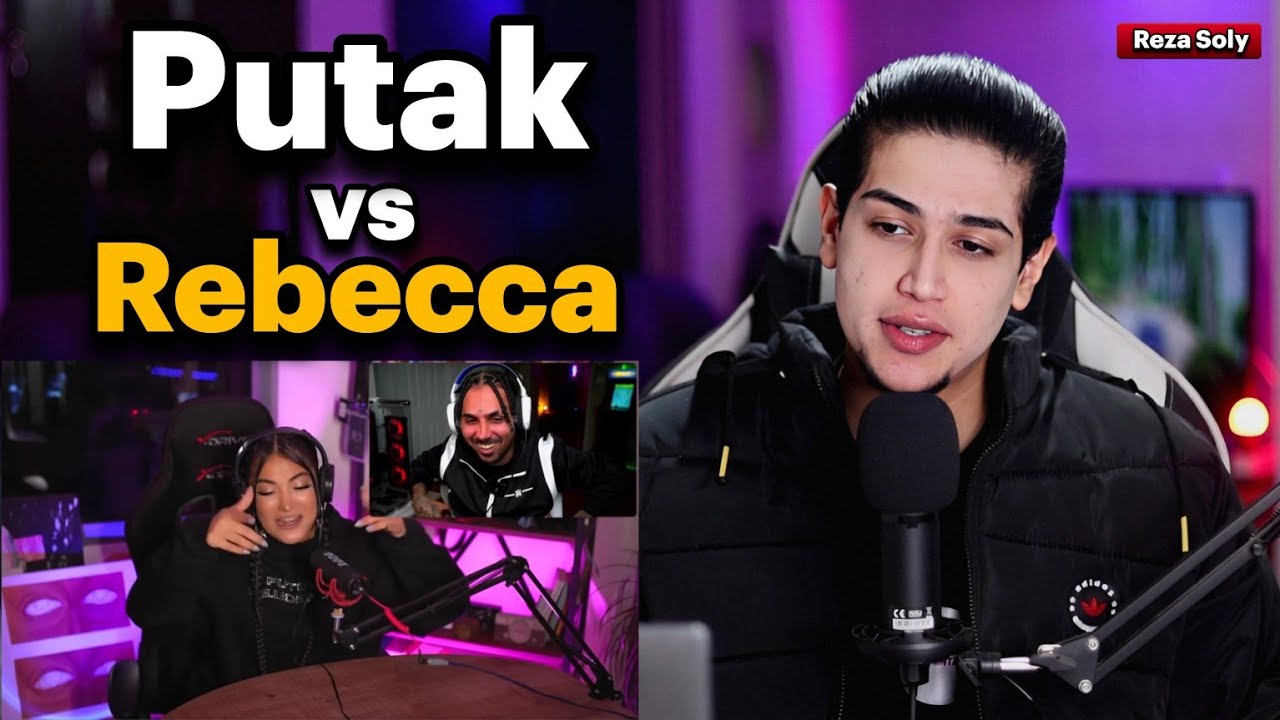 Putak Vs Rebecca Ghaderi - RAPBATTLE🔥 رپ بتل ربکا با پوتک (ری اکشن)