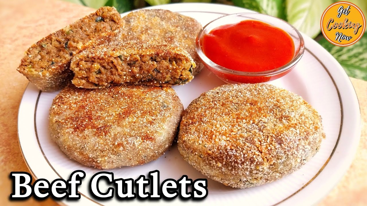 Beef Cutlets | Goan Beef Cutlets Recipe | Easy Beef Cutlet Recipe | Beef Patties | Mince Beef Cutlet