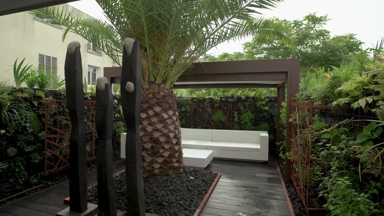 Concept Design Paysage   - une de nos dernières réalisations paysagères sur Nantes en AVANT APRES