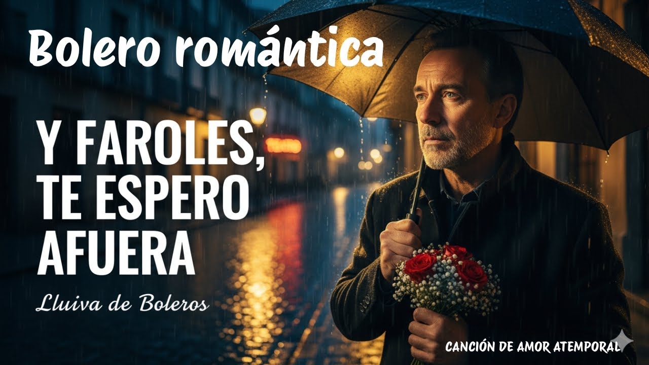 Se Me Queda Tu Luz en la Camisa  | Bolero Romántico Español (Letra) | Lluvia de Boleros