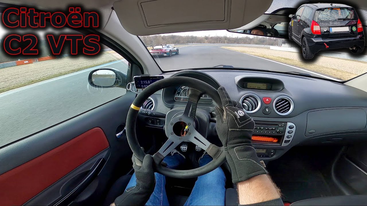 2004 Citroën C2 VTS | POV driving on racing circuit