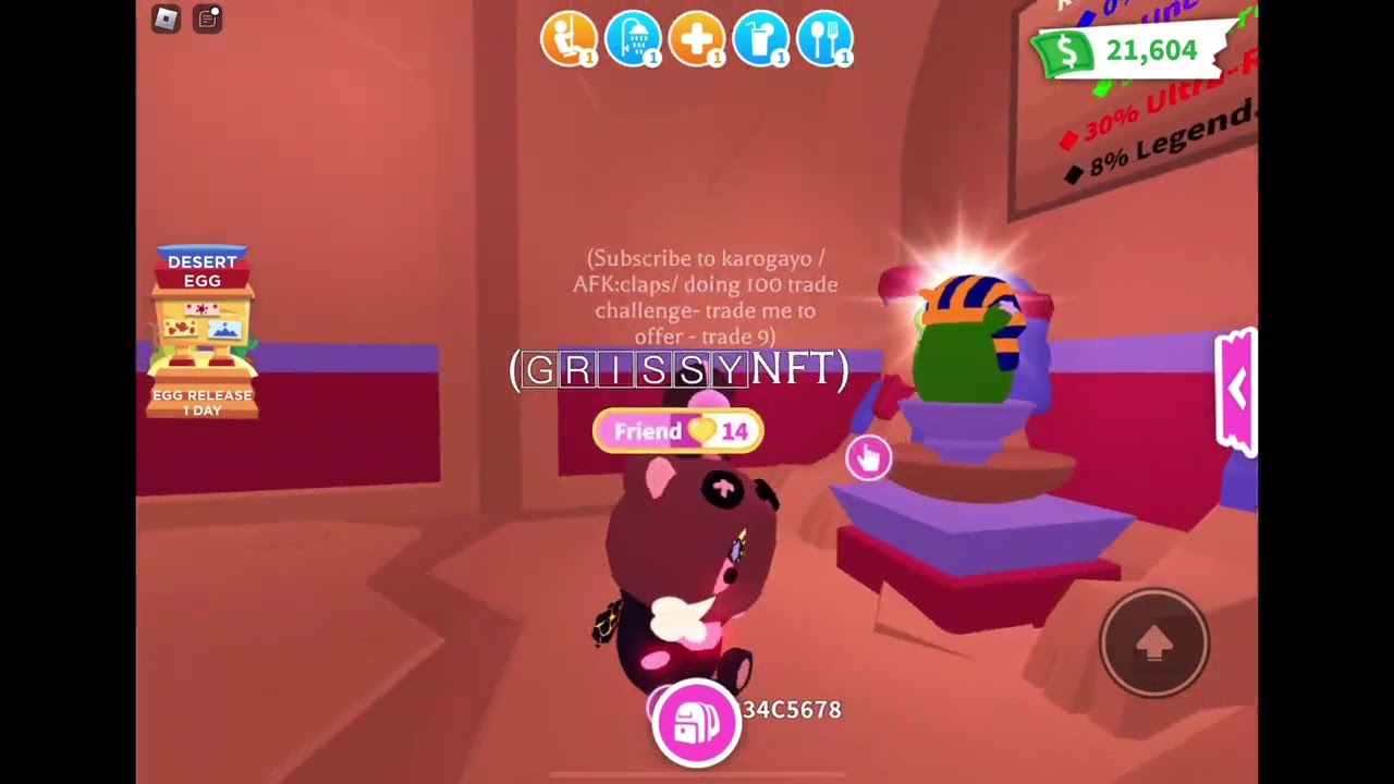 I got the royal desert egg in #adoptme / giveaway?