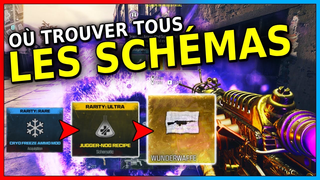 Où trouver TOUS les schémas du Zombie d'MW3!
