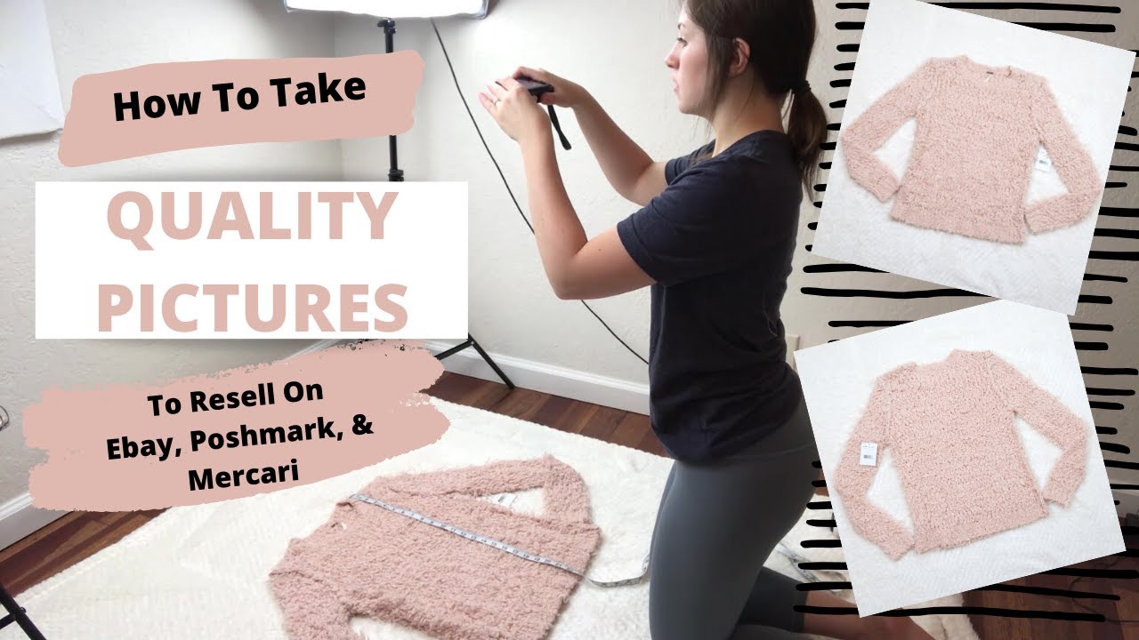 How To Take Pictures for Ebay, Poshmark, & Mercari Reselling | Tips & Tricks  | Save Time With This!