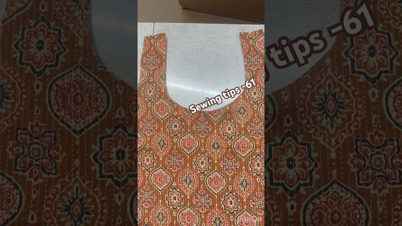 Lining chudi back part stitching #sewing tips and tricks #shorts