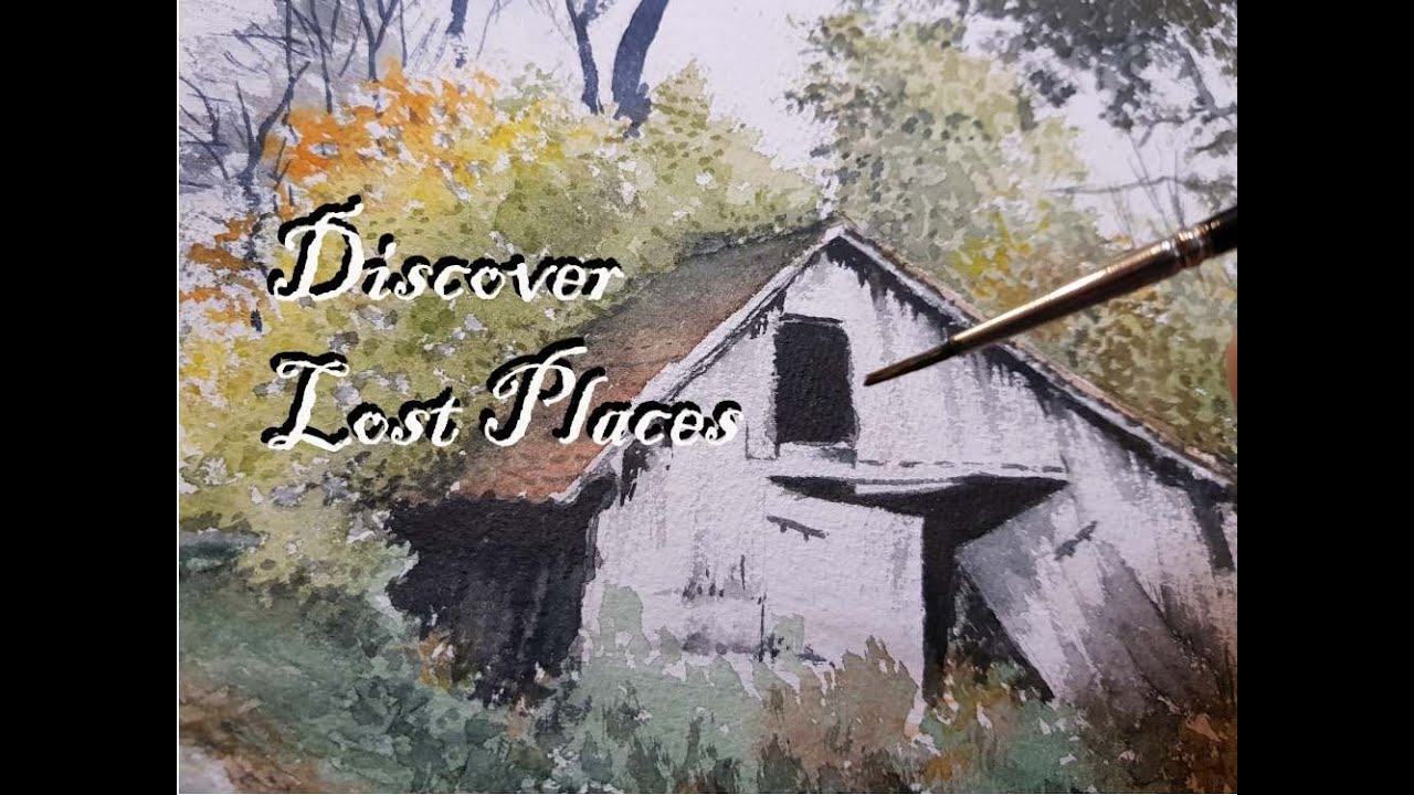Meditation: Relaxing painting process of a lost place