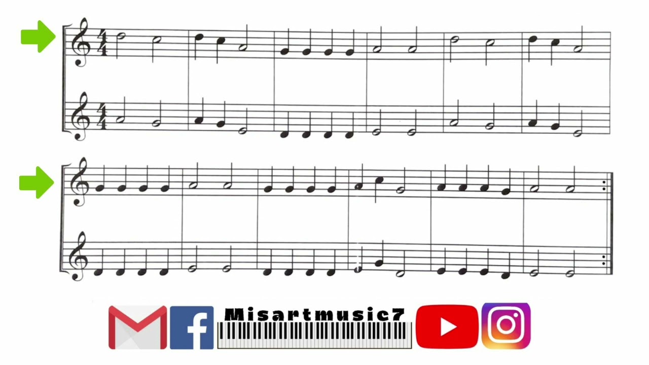 LAMPARITAS JAPONESAS - FLAUTA dulce - Partitura