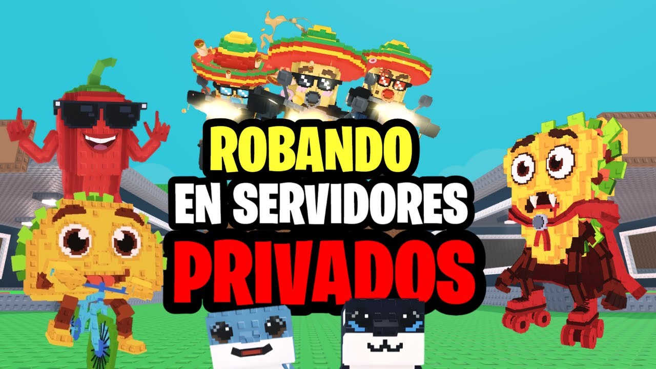 ROBANDO EN SERVIDORES PÚBLICOS Y PRIVADOS - PARTE 4 | ROBLOX