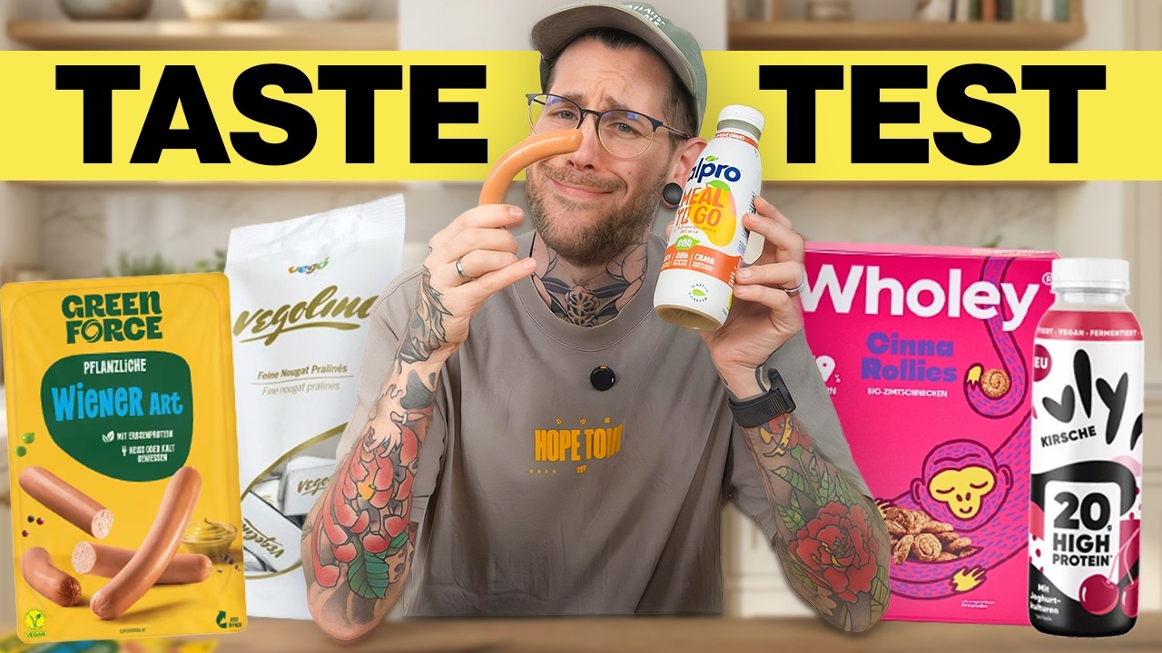 Ich teste NEUE vegane PRODUKTE aus dem Supermarkt 😍🤢