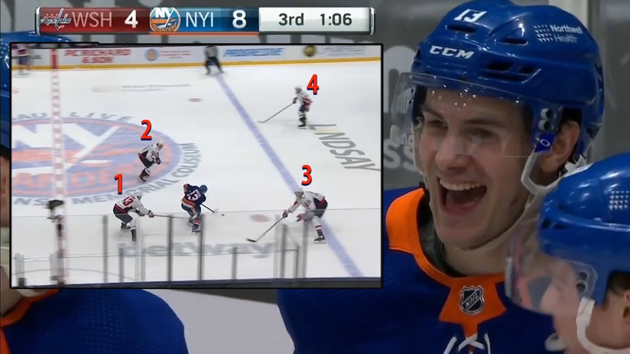 Mathew Barzal Humiliates Clueless Capitals with 5 Points in 8-4 Spanking