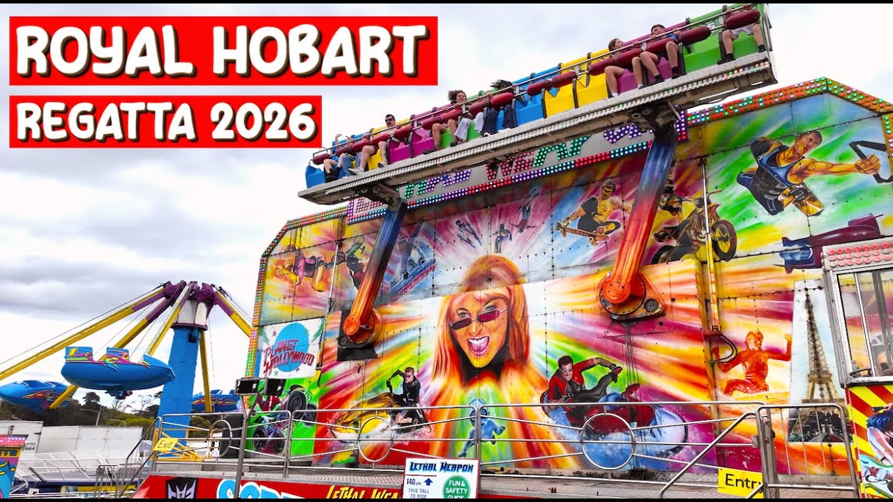 Royal Hobart Regatta 2026 🇦🇺 | Walking Tour, Joy Rides & Waterfront Fun