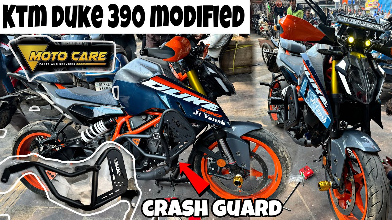 ktm duke 390 crash guard | duke 390 modified | ktm imported modifications