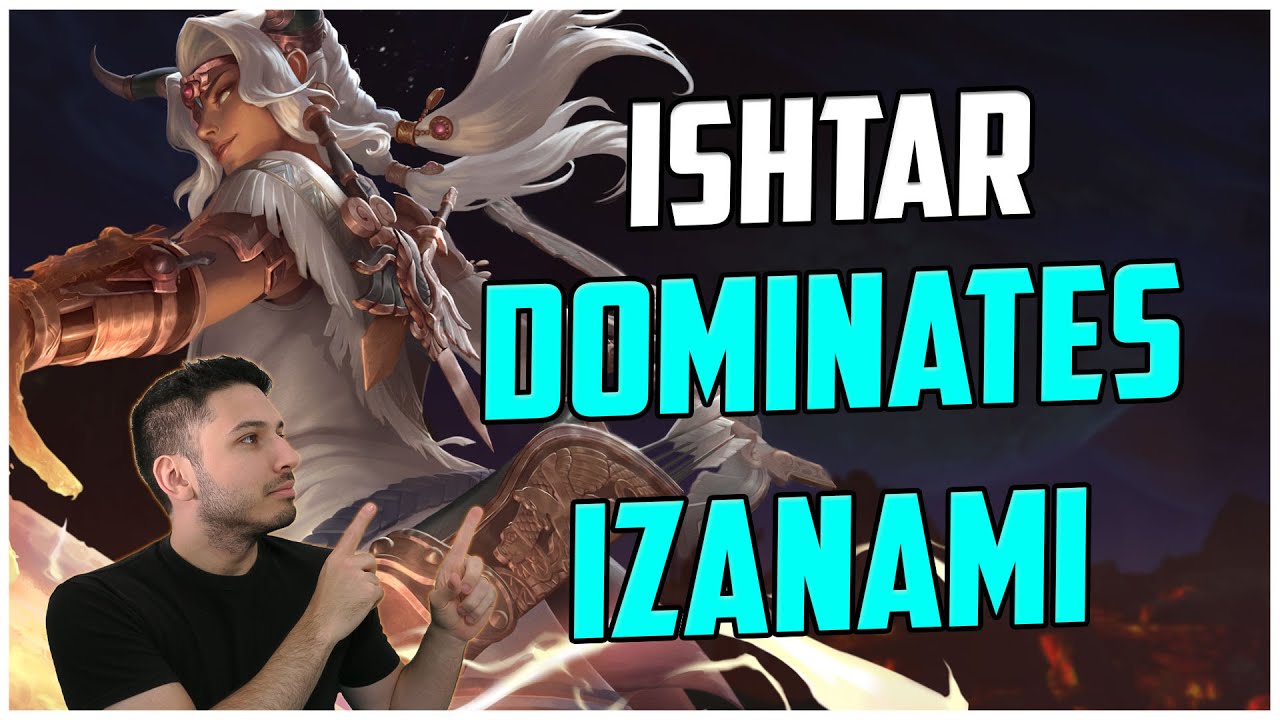 ISHTAR DOMINATES IZANAMI! RANKED SMITE S10