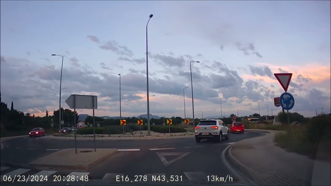 Cesta z Chorvatska - Čiovo -Trogir - Bohumín 2024