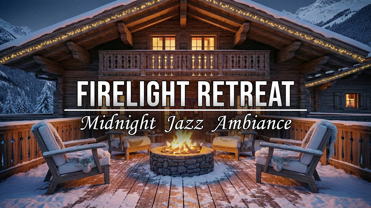 Firelight Jazz Retreat | Slow Cozy Instrumental Jazz for Winter Evenings, Reading & Peaceful Nights