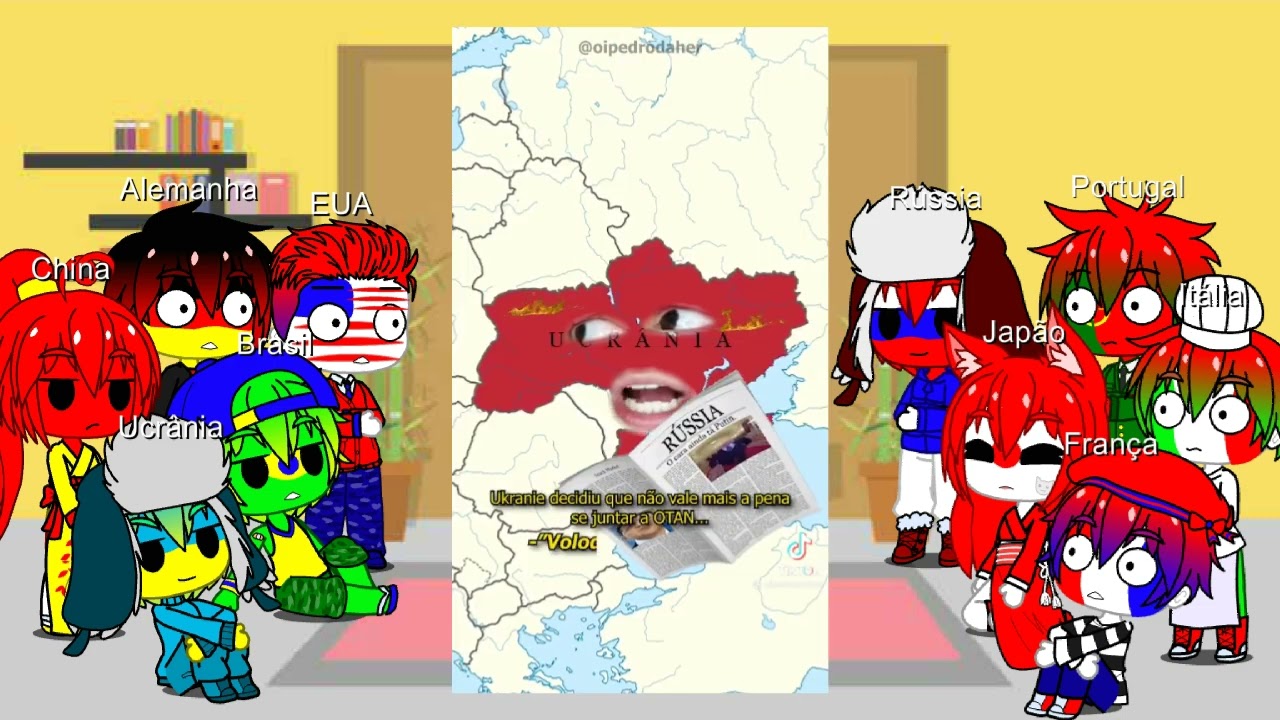 países reagindo ao seus tiktok (parte 6)