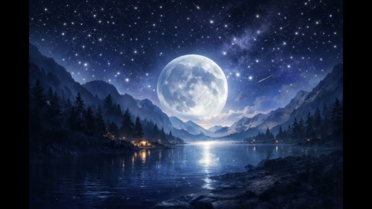 🌌🌙 Moonlight Sleep Music ✨ 1 Hour | Calm Night Ambient for Deep Sleep 😴