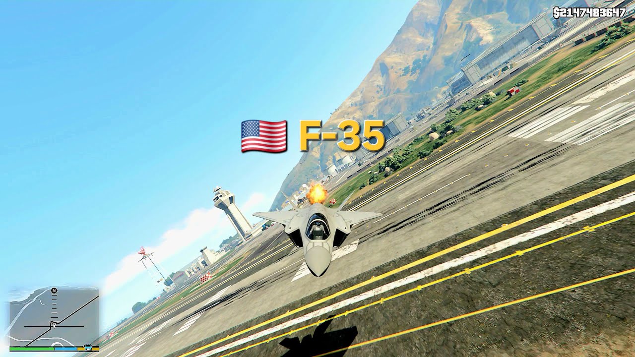 Ultra Realistic F-35 POV in GTA 5 – Fighter Jet Gameplay