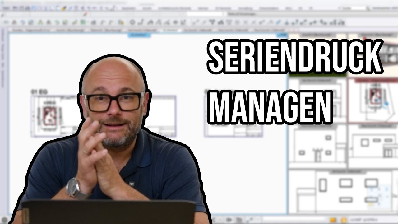 Seriendruck in ARCHLine.XP – schneller geht es nicht.