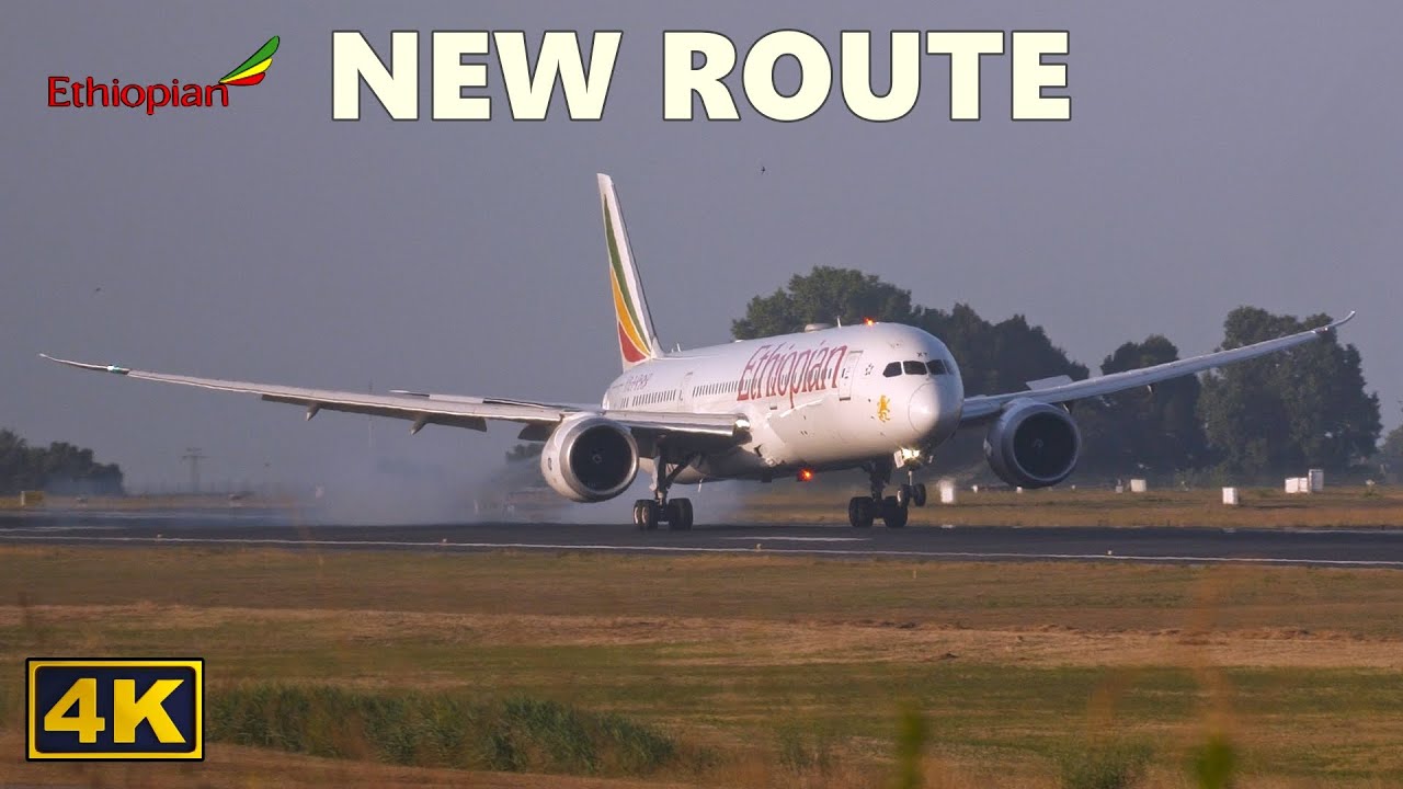 NEW ROUTE ALERT! Ethiopian Airlines Inaugural Flight Arrival  🇪🇹✈️