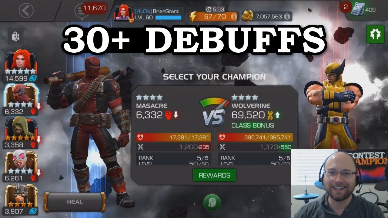 Masacre vs ROL Wolverine | Marvel Contest of Champions