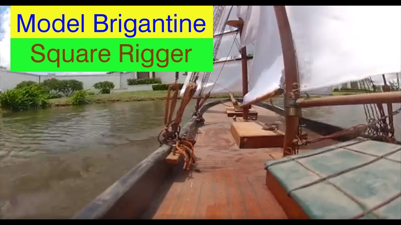 Brigantine Square Rigger - Large Scale RC Model Boat - 42