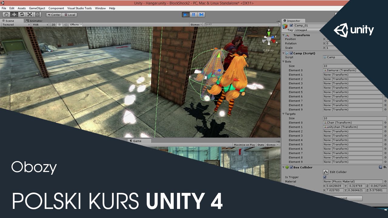 Kurs Unity 4 - Obozy