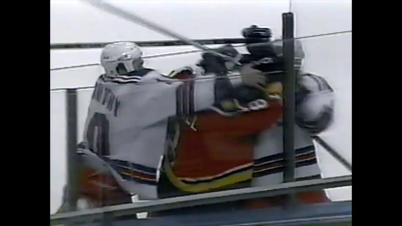 Theo Fleury/Sandy McCarthy, Then Dale Purinton (Replay) Vs. Peter Worrell Dec. 17th, 2001(Roughing)