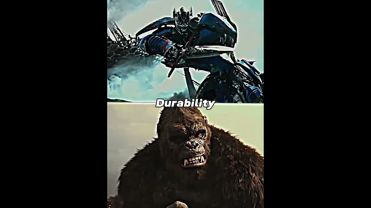 Optimus Prime vs King Kong #shorts #battle
