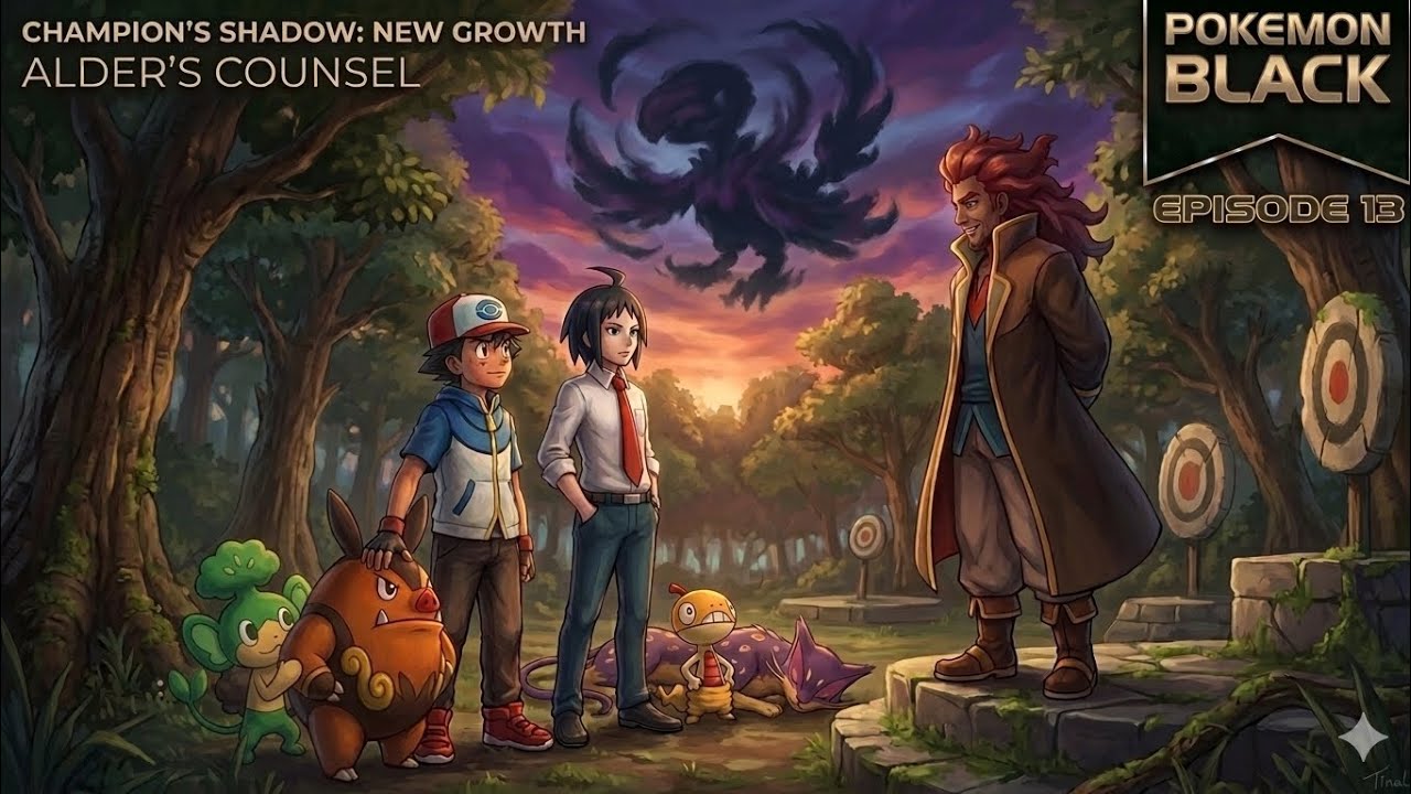 Ash vs cheren, meet alder, pokemon black gameplay on emulator Android episode 13