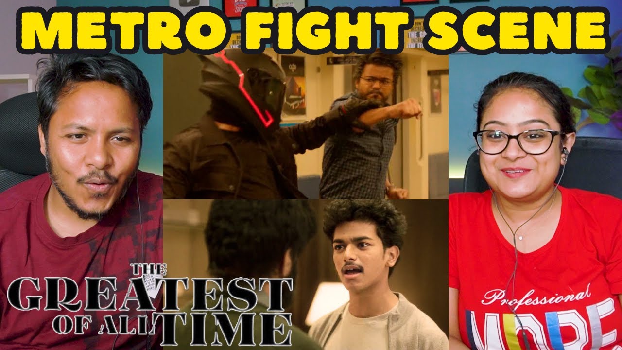 GOAT Full Movie Reaction | Metro Fight Scene | Part 4