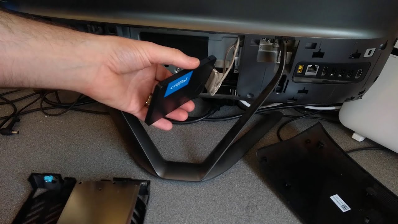 How to upgrade hard disk to SSD on a Lenovo IdeaCentre 300-23ISU F0BY (MTM F0BY00K4UK)
