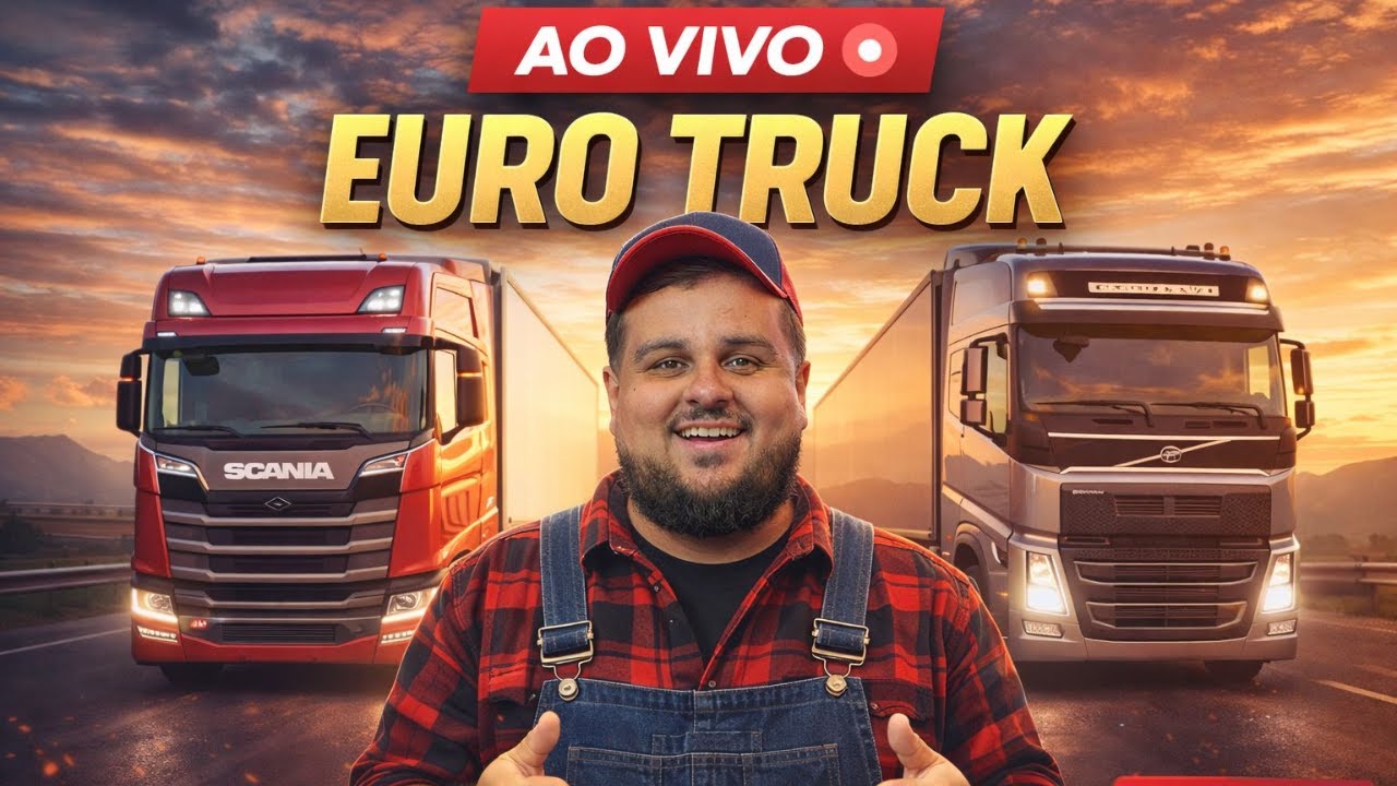 EURO TRUCK SIMULATOR 2 + G29 MAPA BR 🔴 MUITA RESENHA  🔴 MAPA EXPLORANDO AMÉRICA🎯🔥AO VIVO 🔥