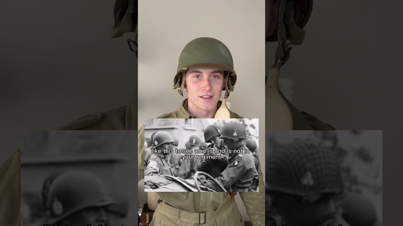 Why did WWII soldiers paint symbols on their helmets? (101st Airborne markings explained)