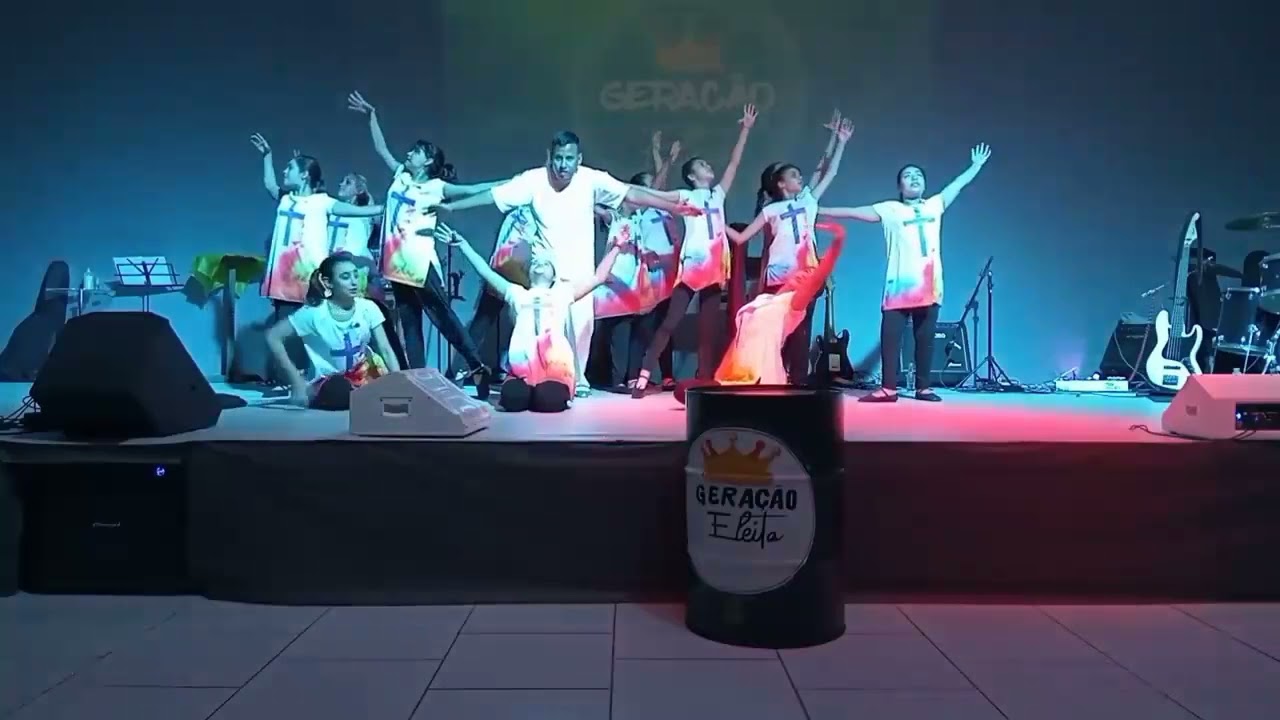 coreografia: louvor na terra - pelo sangue - Renascer Praise