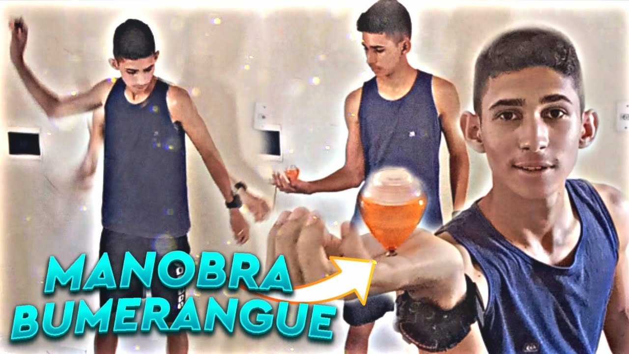 APRENDA COMO FAZER A MANOBRA BUMERANGUE NO PIÃO FÊNIX - MANOBRAS #1