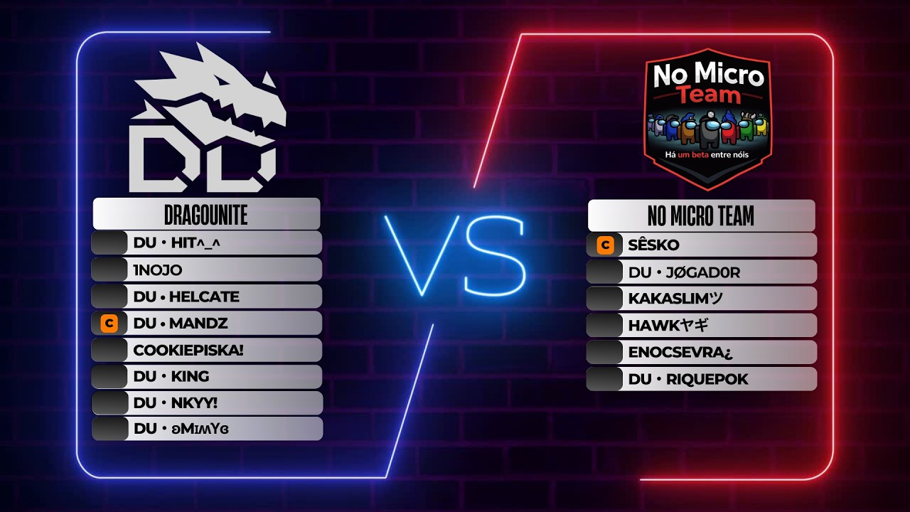 Dragounite vs No Micro Team - Rodada 4 - LIGA BR 2026