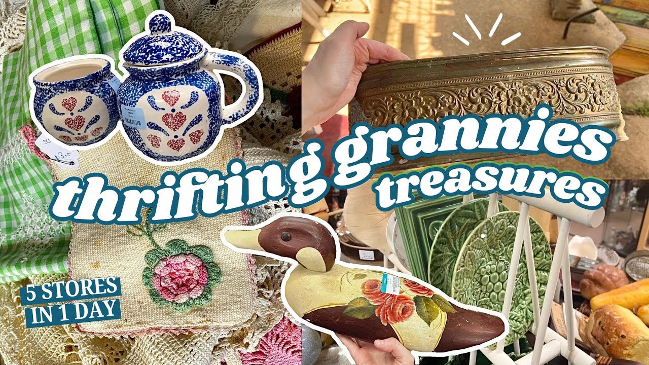 I BEAT HER TO IT! Thrifting Spring Decor 2026 + Styled Haul | Goodwill, Thrift Haul, Home Decor