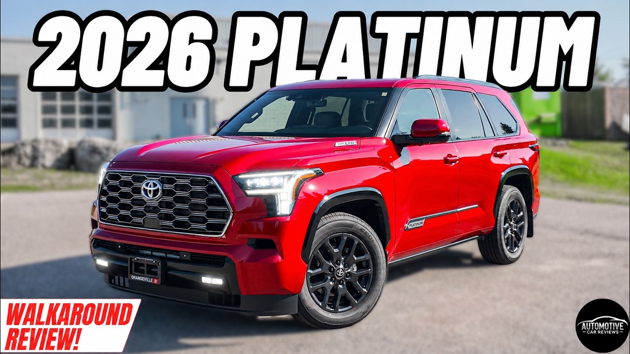 2026 TOYOTA SEQUOIA PLATINUM! | *Full Walkaround Review* | Worth BUYING This Model?!