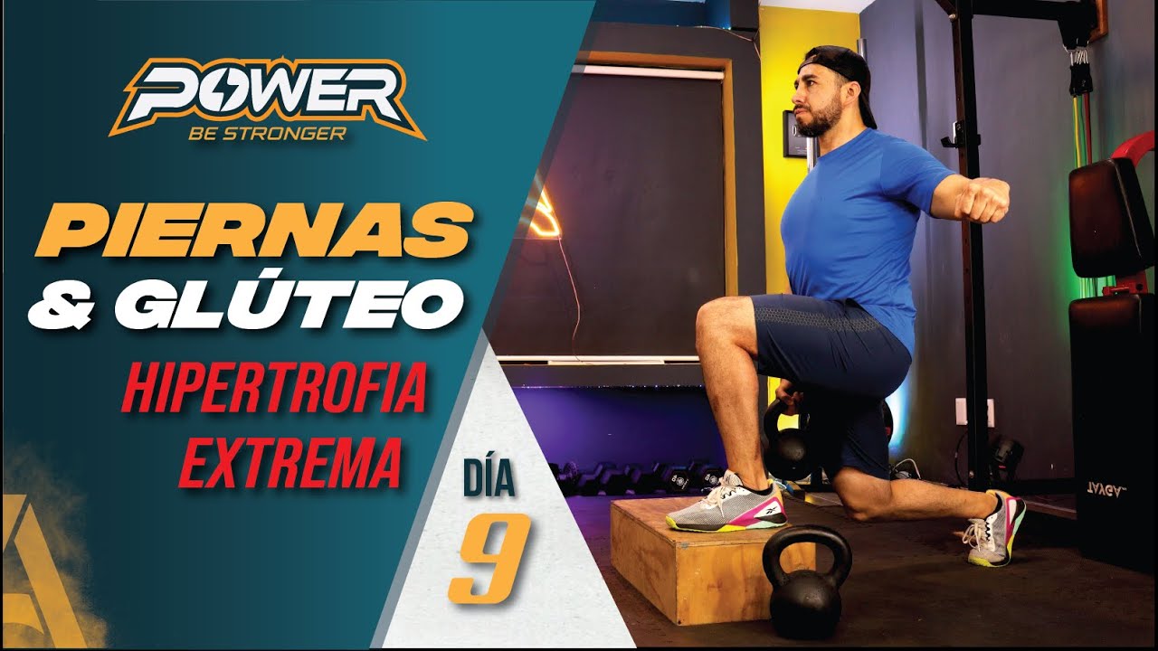 Rutina para Piernas y Glúteos ¡BRUTALES! 🔥 Reto Power | Día 9