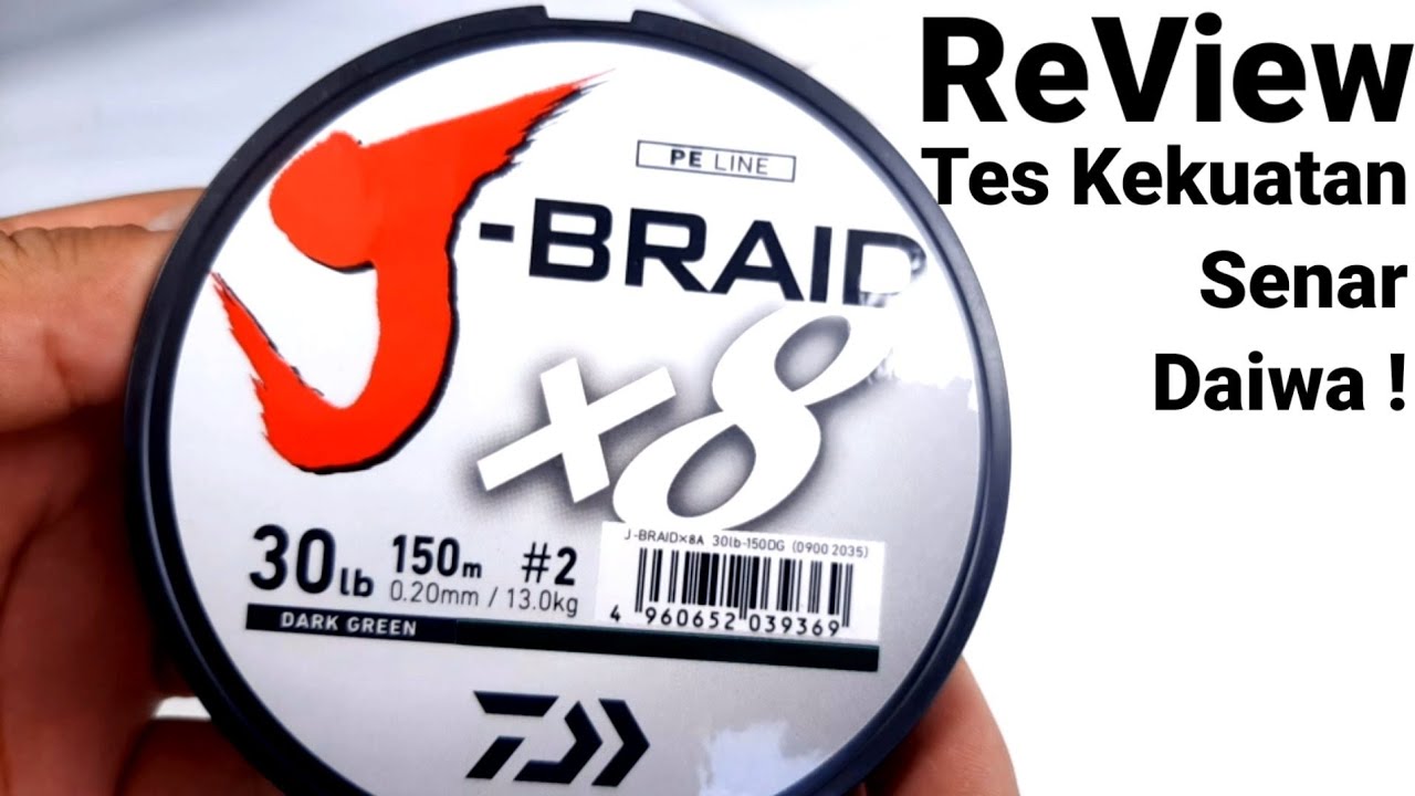 Tes Kekuatan Senar Pe Daiwa J-Braid