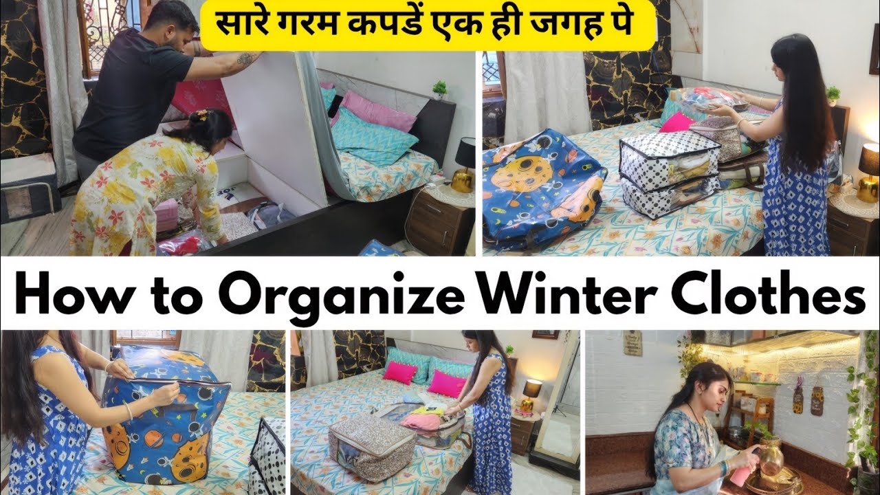 गर्मियों की तैयारी शुरू | Winter Clothes Packing & Storage | 100% Useful Homemaking Tips#tips