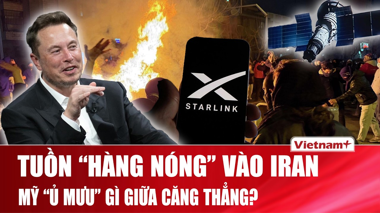 Mỹ tuồn hàng nghìn thiết bị đầu cuối Starlink vào Iran